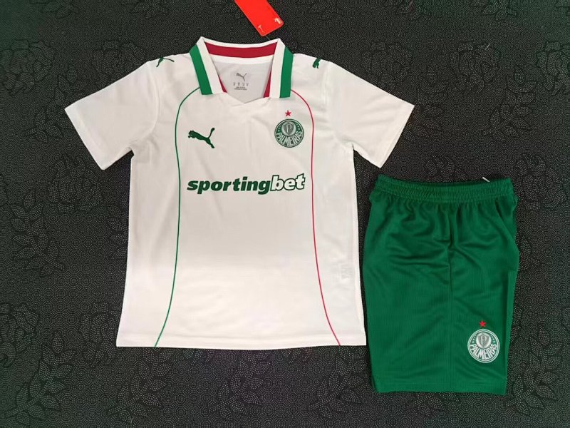 Niño_Kids Palmeiras Away Soccer Uniform 26 27-jinji